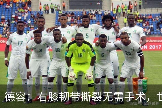 德容：右膝韧带撕裂无需手术，世界杯期间带伤出战